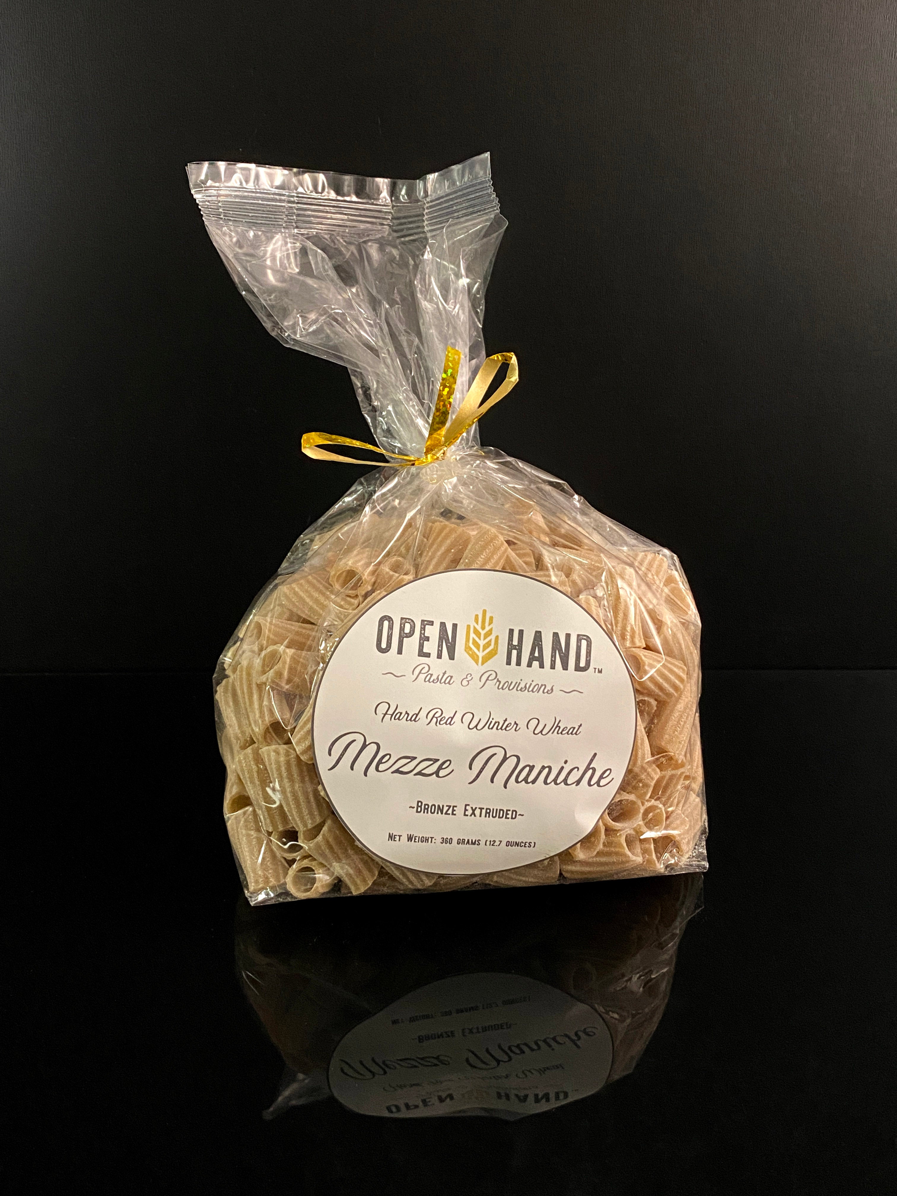 Whole Wheat Mezze Maniche Open Hand Pasta & Provisions